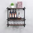 industrial mounted holders glasses storage furniture in dining room furniture logo