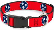 buckle down plastic clip collar tennessee logo