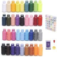 🧵 72pcs polyester sewing thread kits - 36 colors, 500 yards each - keimixjia polyester thread spools with prewound bobbins for hand & machine sewing logo