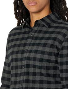 img 2 attached to Optimized for Search: Amazon Essentials Slim Fit Flannel Shirt with Long Sleeves
