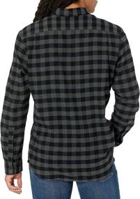 img 3 attached to Optimized for Search: Amazon Essentials Slim Fit Flannel Shirt with Long Sleeves