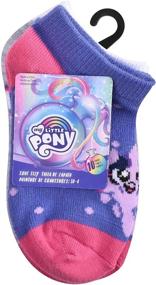 img 2 attached to 🦄 My Little Pony Girls No Show Socks: Magical and Stylish Footwear for Young Fans