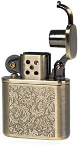 img 3 attached to Copper Antique Cigarette Lighter Flowers