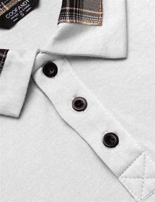 img 2 attached to COOFANDY Collar Regular Casual Sleeve Men's Clothing and Shirts