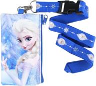 ❄️ disney frozen royal wallet lanyard elsa: stylish and practical accessory for frozen fans logo