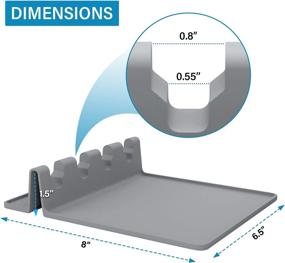 img 2 attached to Extra Large Silicone Utensil Rest