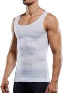 💪 seamless slimming body shaper for men: compression tank top for abs, abdomen slimming, and shapewear vest логотип