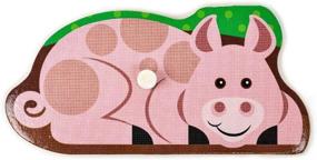 img 1 attached to 🧩 Farm Wooden Puzzle by Melissa Doug: Interactive & Educational Toy for Kids