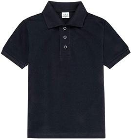 img 4 attached to 👕 A&amp;J DESIGN Boys Polo Shirts for School Uniforms