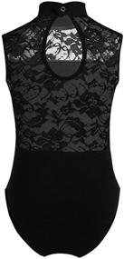 img 3 attached to YiZYiF Junior Leotard Gymnastics Turtle Neck Sports & Fitness in Other Sports