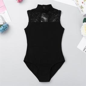 img 2 attached to YiZYiF Junior Leotard Gymnastics Turtle Neck Sports & Fitness in Other Sports