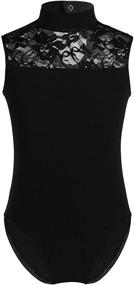 img 4 attached to YiZYiF Junior Leotard Gymnastics Turtle Neck Sports & Fitness in Other Sports