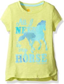 img 1 attached to Carhartt Girls' Little Sleeve Medium Tops, Tees & Blouses for Girls' Clothing