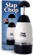 🔪 efficient slap chop slicer: stainless steel blades, vegetable chopper gadget, mini chopper for salads - must-have kitchen accessory! logo