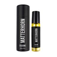 🏔️ 10ml matterhorn rollerball cologne for men with subtly sweet mandarin notes - a rugged fragrance logo