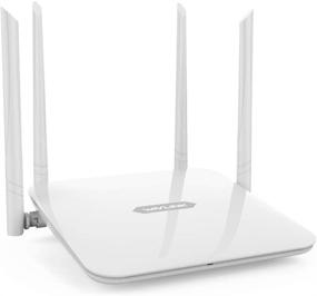 img 3 attached to 📡 WAVLINK Gigabit WiFi Router, High Power Wireless Router 1200Mbps, Dual Band 5Ghz+2.4Ghz with 2 x 2 MIMO 5dBi Antennas - Home Internet Router