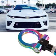 🚗 повысьте стиль вашего chevrolet camaro с xotic tech neo chrome cnc алюминиевым буксирным крюком - передним дополнением к бамперу для любителей гонок, совместимый с 2016-2021 логотип