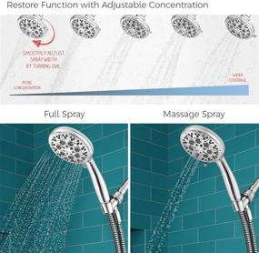 img 3 attached to 🚿 Pfister 016-WS2-RSCC Restore Handheld Shower: Adjustable Spray Width in Polished Chrome