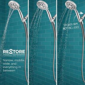 img 2 attached to 🚿 Pfister 016-WS2-RSCC Restore Handheld Shower: Adjustable Spray Width in Polished Chrome