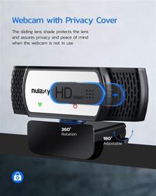 img 1 attached to 🎥 Nulaxy C906 Autofocus Webcam: Plug & Play HD 1080P Web Camera with Microphone, Privacy Cover & Light Correction for Video Conferencing, Online Classes (Skype, Zoom, FaceTime)