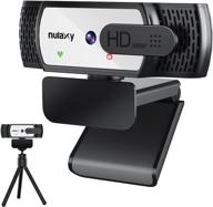 🎥 nulaxy c906 autofocus webcam: plug & play hd 1080p web camera with microphone, privacy cover & light correction for video conferencing, online classes (skype, zoom, facetime) logo