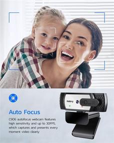 img 3 attached to 🎥 Nulaxy C906 Autofocus Webcam: Plug & Play HD 1080P Web Camera with Microphone, Privacy Cover & Light Correction for Video Conferencing, Online Classes (Skype, Zoom, FaceTime)