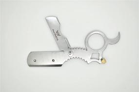 img 2 attached to FocusWorld Straigh Barber Razor Silver