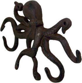 img 1 attached to Rustic Cast Iron Octopus Keyholder