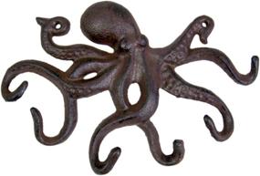 img 4 attached to Rustic Cast Iron Octopus Keyholder