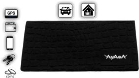 img 1 attached to 📱 Ultimate AyAsA Anti Slip Mat: Sticky Pads for Cell Phone Mount, iPad & Car Dash Accessories - Non Slip & Convenient Dashboard Gel Pads