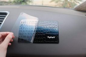 img 3 attached to 📱 Ultimate AyAsA Anti Slip Mat: Sticky Pads for Cell Phone Mount, iPad & Car Dash Accessories - Non Slip & Convenient Dashboard Gel Pads