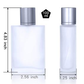 img 3 attached to 🌬️ Refillable Frosted Perfume Atomizer Dispenser