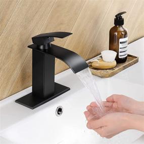 img 3 attached to 🚿 Qomolangma Single Handle Waterfall Bathroom Faucet