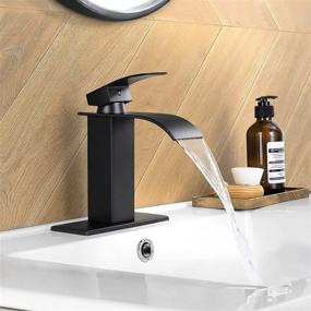 img 1 attached to 🚿 Qomolangma Single Handle Waterfall Bathroom Faucet