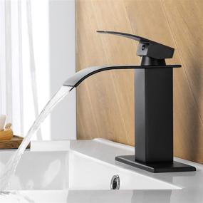 img 2 attached to 🚿 Qomolangma Single Handle Waterfall Bathroom Faucet