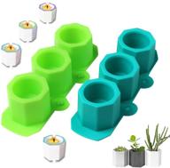 🌸 creative diy flower pot silicone molds - perfect for handmade candle holders & succulent plant crafts logo