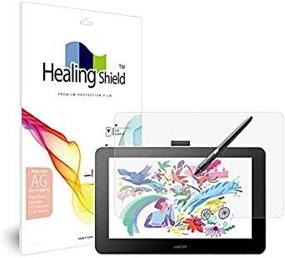 img 1 attached to Wacom ONE DTC133W0A Screen Protector - Anti Glare Paper Texture for Matte Surface-Light Paper Type