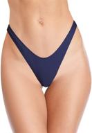 👙 shekini women's v-cut cheeky brazilian swimsuit bottom: stylish thong bikini for a flattering beach look logo