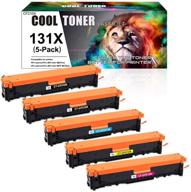 🖨️ cool toner compatible toner cartridge set for hp 131a 131x laserjet pro, 5-pack logo