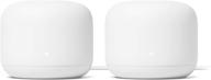 📶 google nest wifi - ac2200 mesh wifi system - wifi router - 2 pack - 4400 square feet coverage логотип