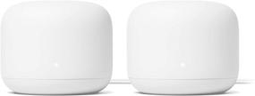 img 4 attached to 📶 Google Nest Wifi - AC2200 Mesh WiFi System - Wifi Router - 2 Pack - 4400 Square Feet Coverage