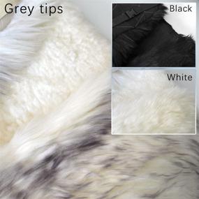 img 1 attached to Enhance Your Driving Experience with OKAYDA Genuine Australia Sheepskin Car Seat Cover - High & Low Wool Luxury Front Seat Cover in Grey Tips Wool - Ideal for Car, Truck, SUV, or Van (1 Piece)