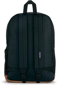 img 2 attached to 🎒 Рюкзак JanSport Right Pack - Всесторонний школьный, путешественнический и рабочий рюкзак с замшевым дном, карманом для бутылки с водой и отделением для ноутбука, черный.