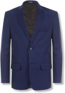 👔 calvin klein patterned blazer jacket for boys: premium clothing for suits & sport coats logo