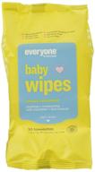 everyone baby wipes unscented 30 logo