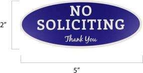 img 2 attached to No Soliciting Sign – Digitally Printed Indoor/Outdoor Sign – Durable UV And Weather Resistant (Small - 2&#34