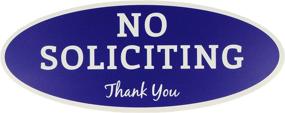 img 4 attached to No Soliciting Sign – Digitally Printed Indoor/Outdoor Sign – Durable UV And Weather Resistant (Small - 2&#34