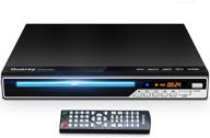 📀 gueray dvd player: all region free cd disc player with hdmi/av output, 1080p hd, mic/usb support & remot control - pal/ntsc system, coaxial port for tv connect logo
