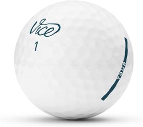 img 1 attached to ⛳️ Vice Golf Tour White 2020: 12 Golf Balls with Exceptional Short Game Spin, Straight Trajectory, and Soft Feel for Casual Golfers