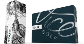 img 2 attached to ⛳️ Vice Golf Tour White 2020: 12 Golf Balls with Exceptional Short Game Spin, Straight Trajectory, and Soft Feel for Casual Golfers